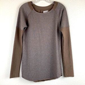 NWOT Nation‎ LTD Long Sleeve Terry Raglan Fitted Top